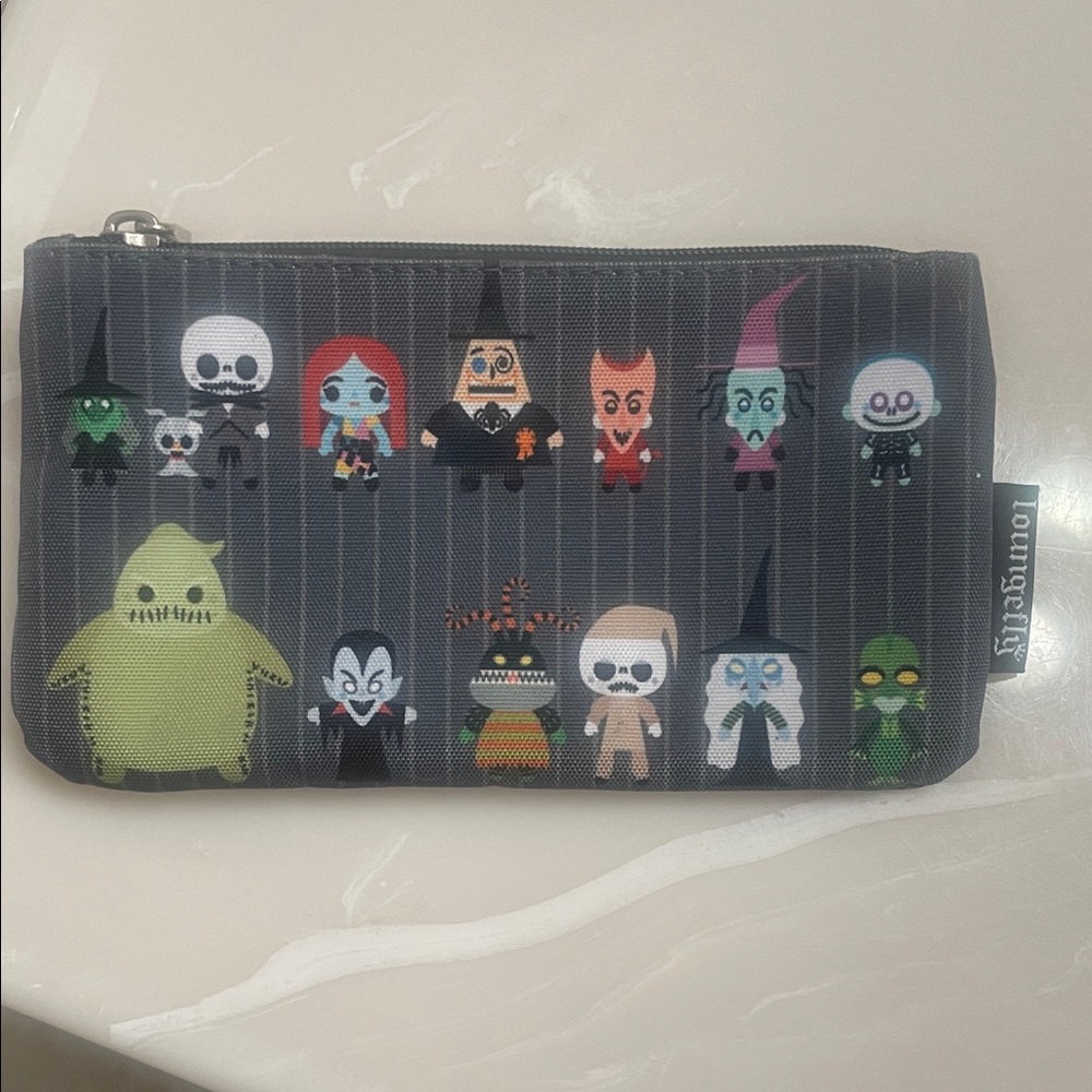 Loungefly Nightmare Character Zip Pouch